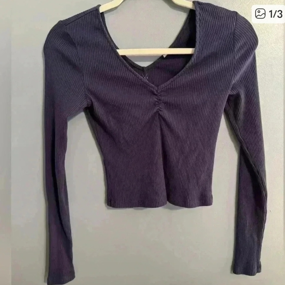 PacSun Women's Ribbed Long Sleeve Top